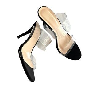 Shushop Heddie Back And Clear Heels